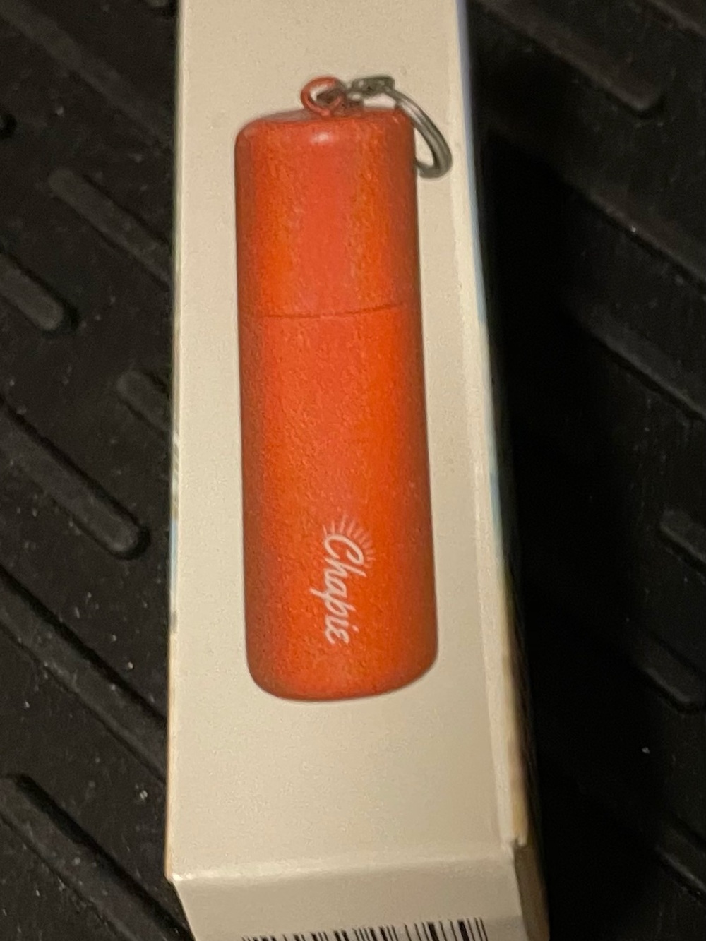 Chapie Red Insulated Lip Balm Holder, New in Box